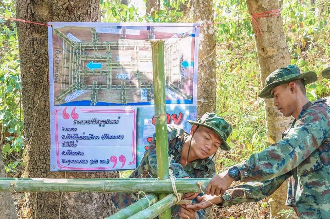 “ ทหารไทยร่วมใจ...สร้างฝายมีชีวิต ”