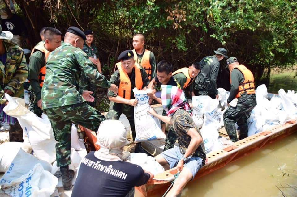 มณฑลทหารบกที่ 22 สร้างฝายประชารัฐสามัคคี (ฝายมีชีวิต) เฉลิมพระเกียรติ ฯ