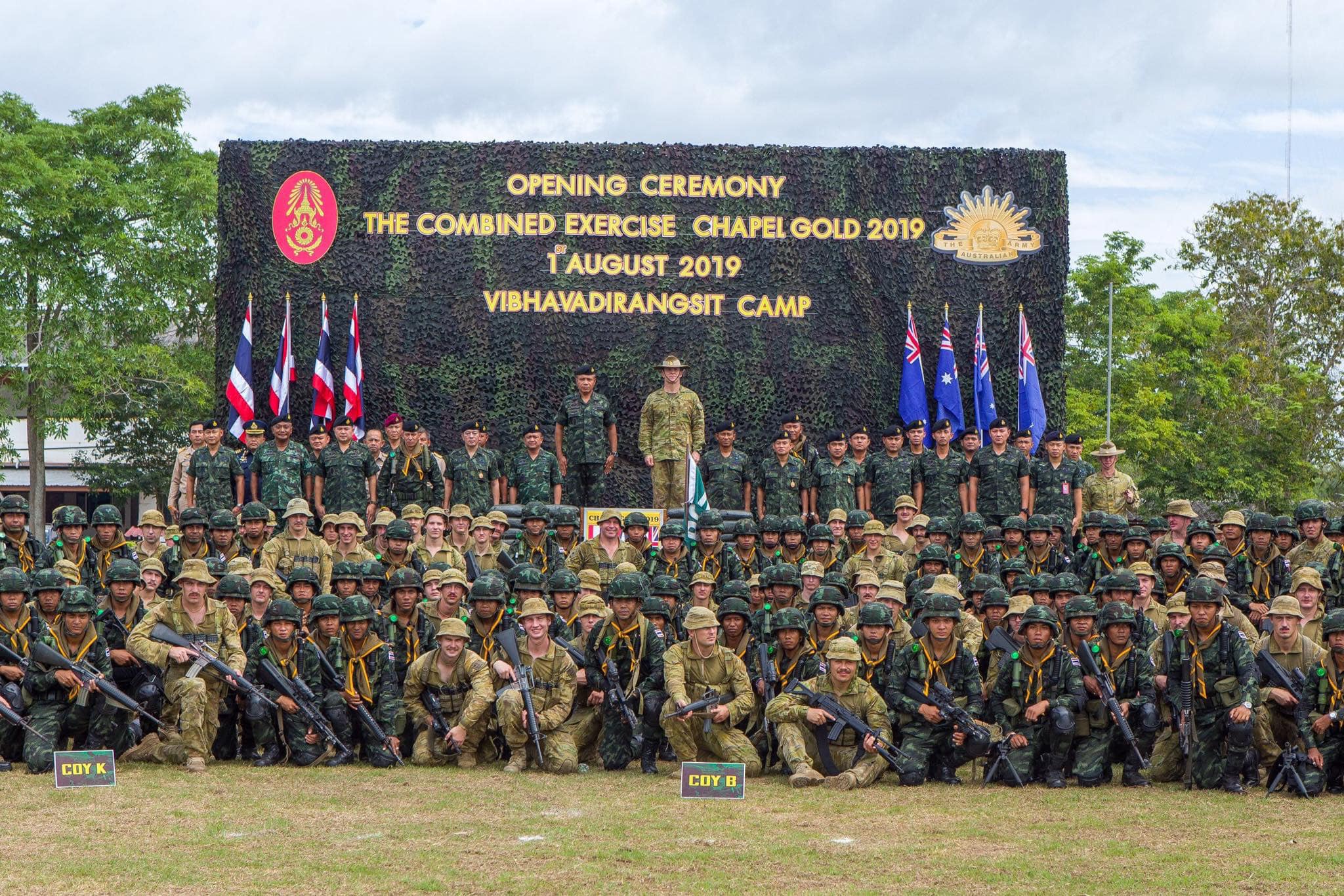 เริ่มแล้ว..! การฝึกผสม CHAPEL GOLD 2019 ระหว่างกองทัพบกไทย-กองทัพบกออสเตรเลีย