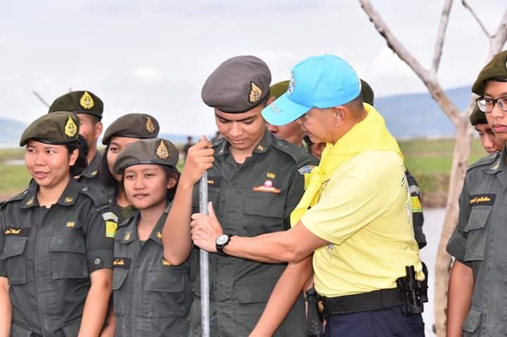 “ผบ.ทบ.ลงพื้นที่นครราชสีมา ดูพื้นที่ท้ายเคลื่อนลำตะคอง” RTA Commander in Chief visited Lamtakong dam’s upstream management.