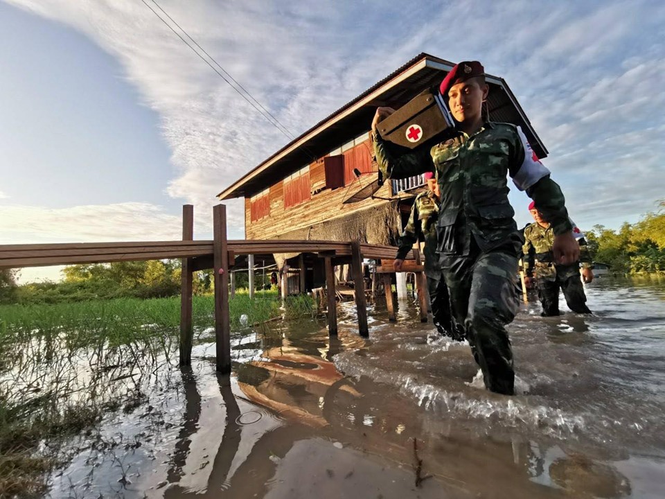 “ทหารพร้อมอยู่เคียงข้างประชาชน ทุกสถานการณ์ ทุกสถานที่ ทุกเวลา”