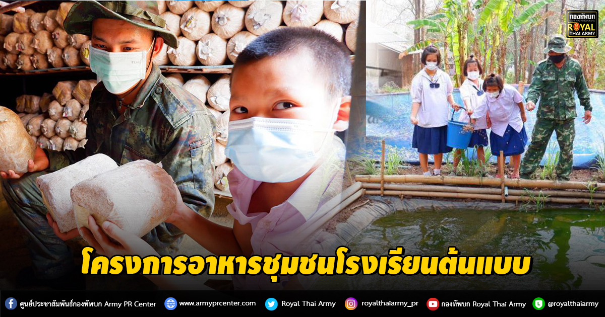 โครงการอาหารชุมชนโรงเรียนต้นแบบ