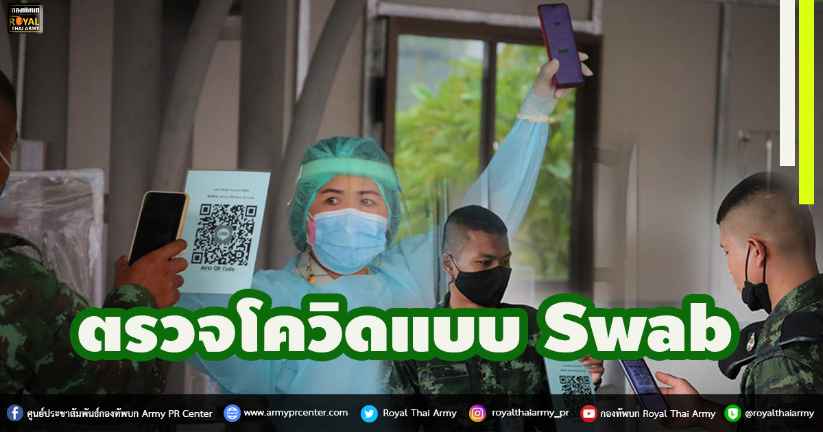 ตรวจโควิดแบบ Swab