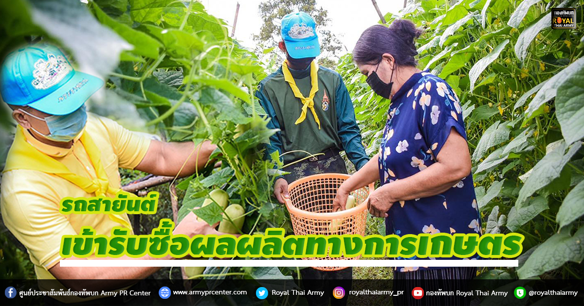 รถสายันต์ เข้ารับซื้อผลผลิตทางการเกษตร